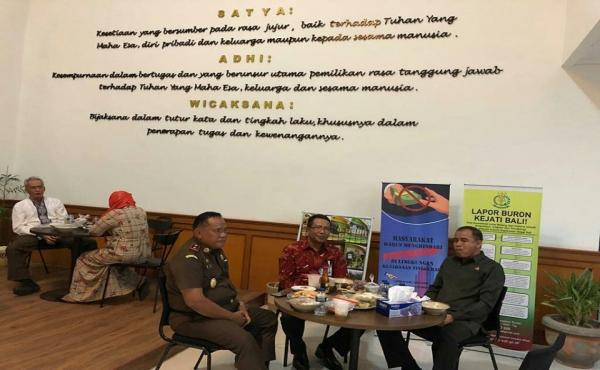 Buka Puasa Bersama Kakanwil BRI Provinsi Bali di Kantor Kejaksaan Tinggi Bali