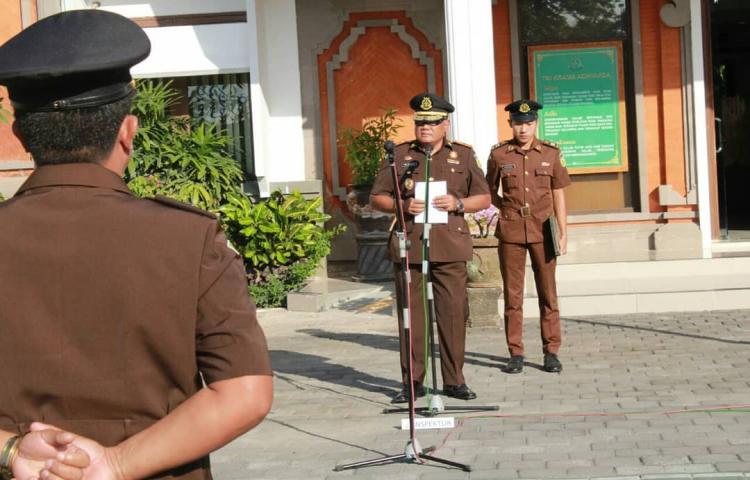 Upacara Peringatan Hari Kebangkitan Nasional yang ke-111 Tahun 2019 di Kejati Bali